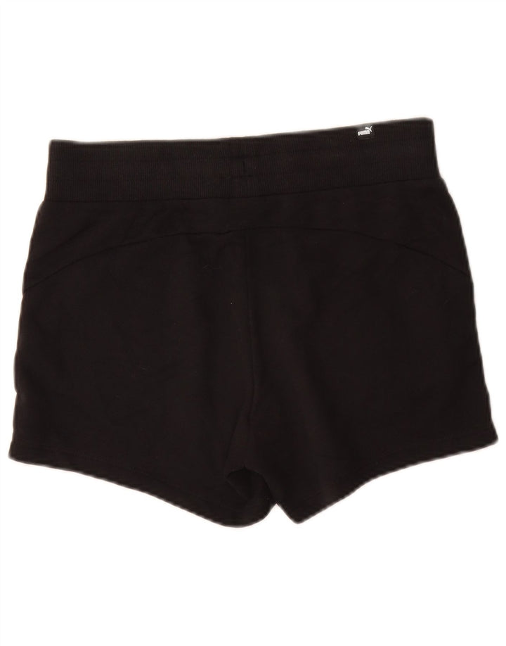 Puma - Pantalones cortos deportivos para mujer (talla 8), color negro