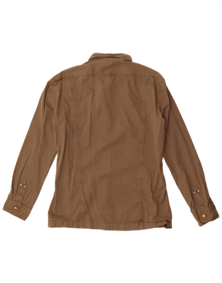 Hugo Boss Chaqueta utilitaria para mujer Reino Unido 8 Small Algodón caqui
