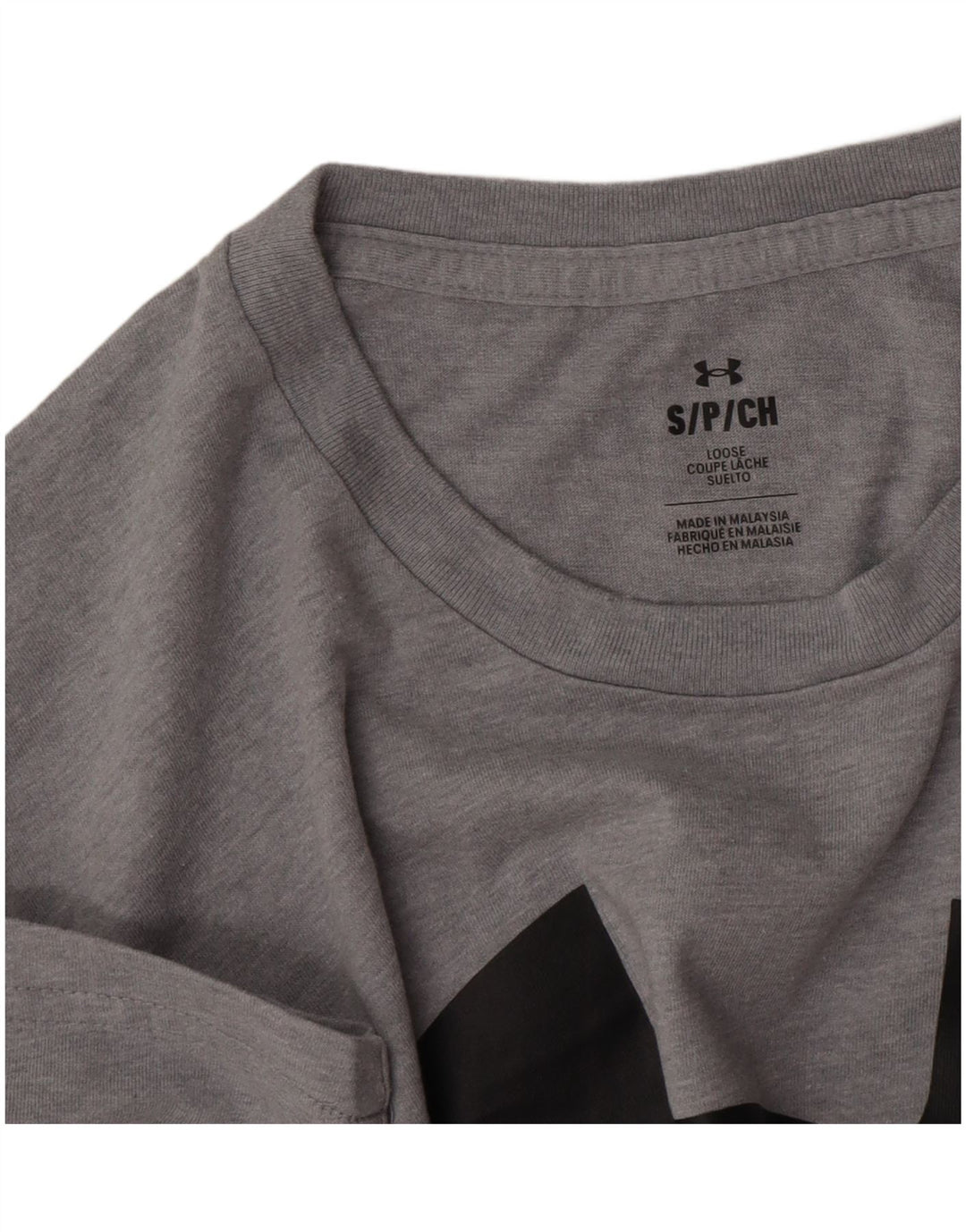 Under Armour Camiseta gráfica para hombre Top Small Grey