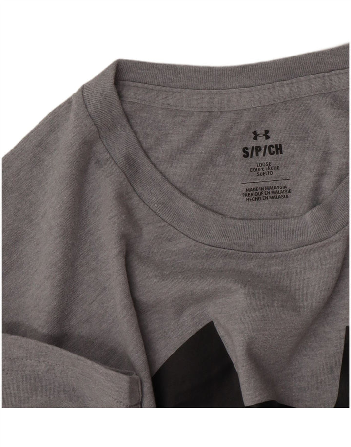 Under Armour Camiseta gráfica para hombre Top Small Grey