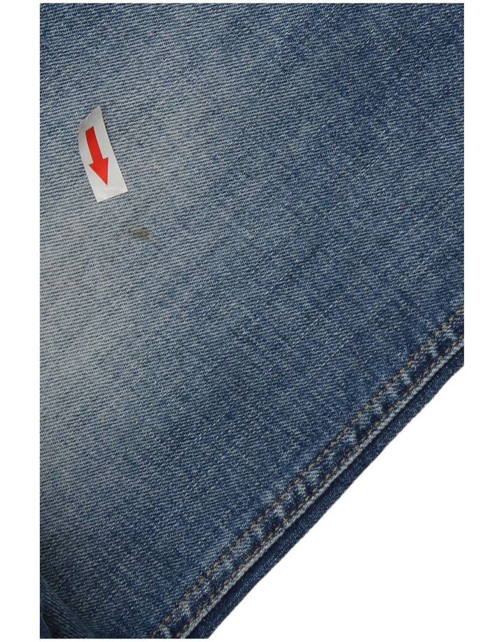 Jack & Jones Vaqueros rectos desgastados para hombre W32 L32 Algodón azul