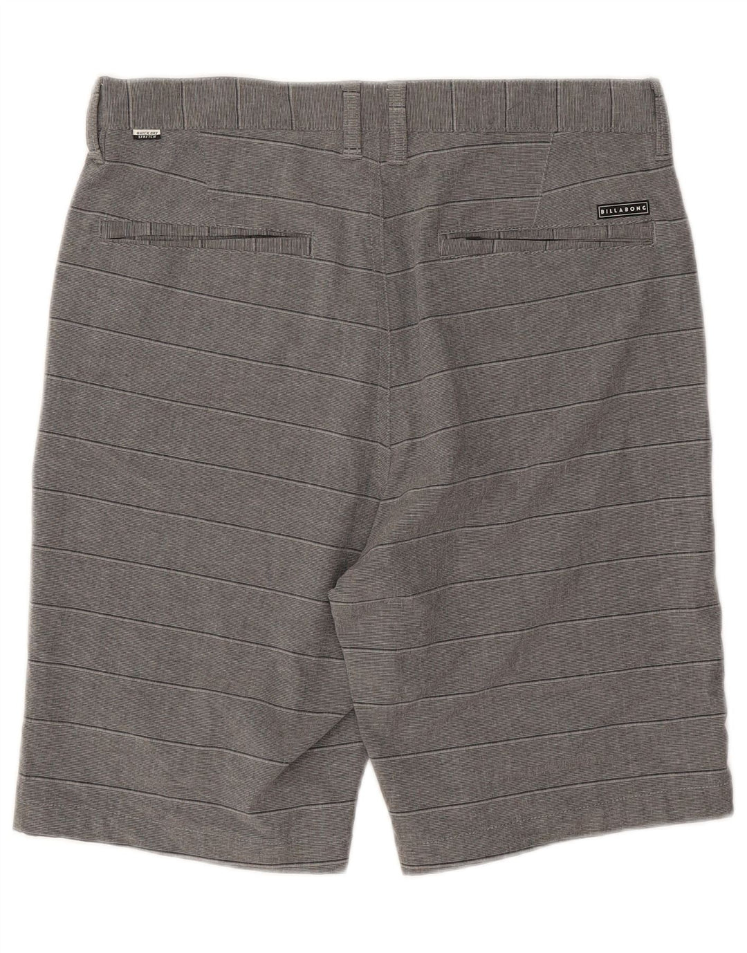 Pantalones cortos chinos Billabong para hombre W31 Poliéster a rayas gris medio