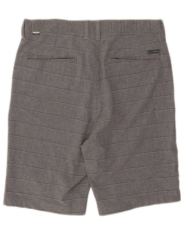 Pantalones cortos chinos Billabong para hombre W31 Poliéster a rayas gris medio