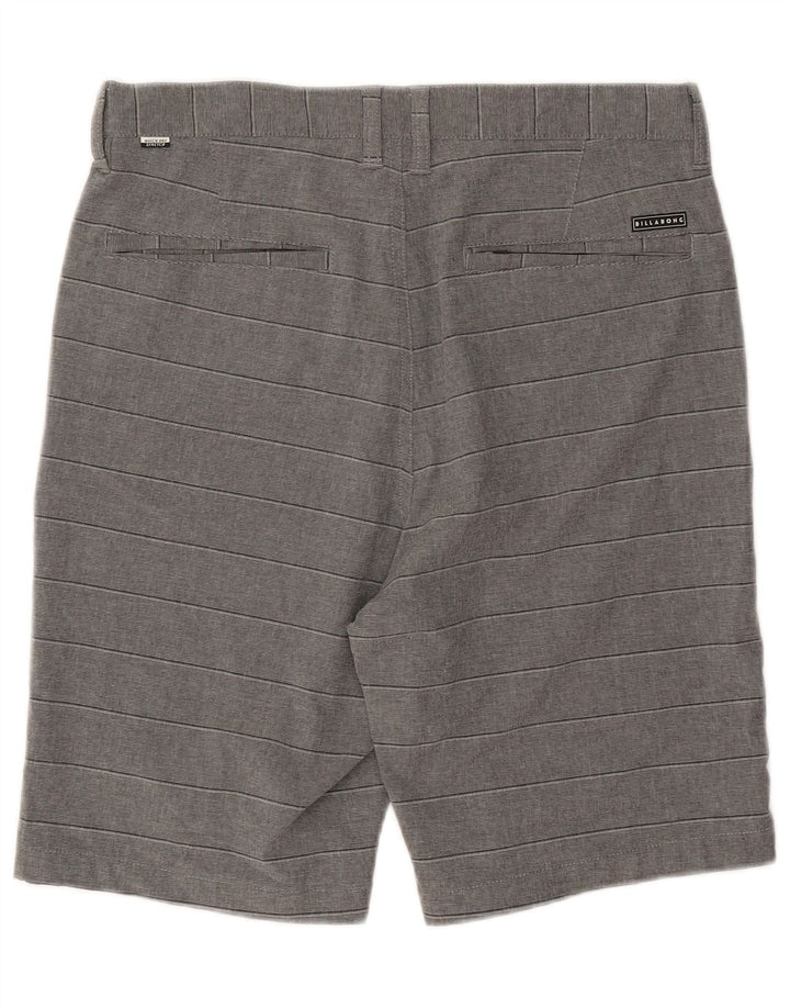 Pantalones cortos chinos Billabong para hombre W31 Poliéster a rayas gris medio