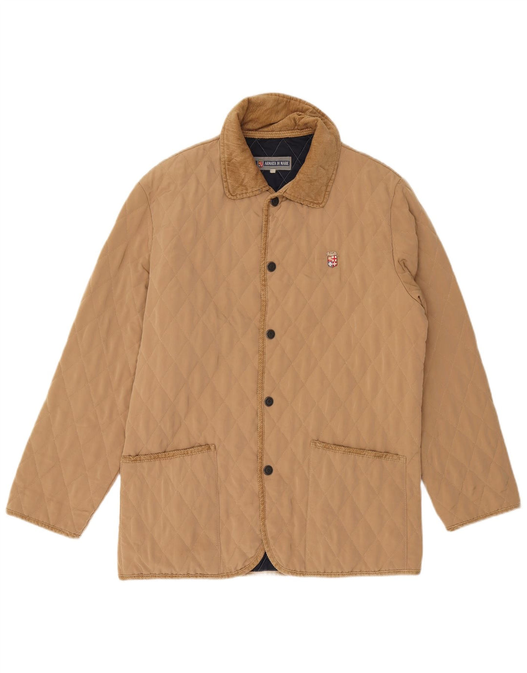 Armata Di Mare Chaqueta acolchada para hombre UK 38 Poliéster beige medio