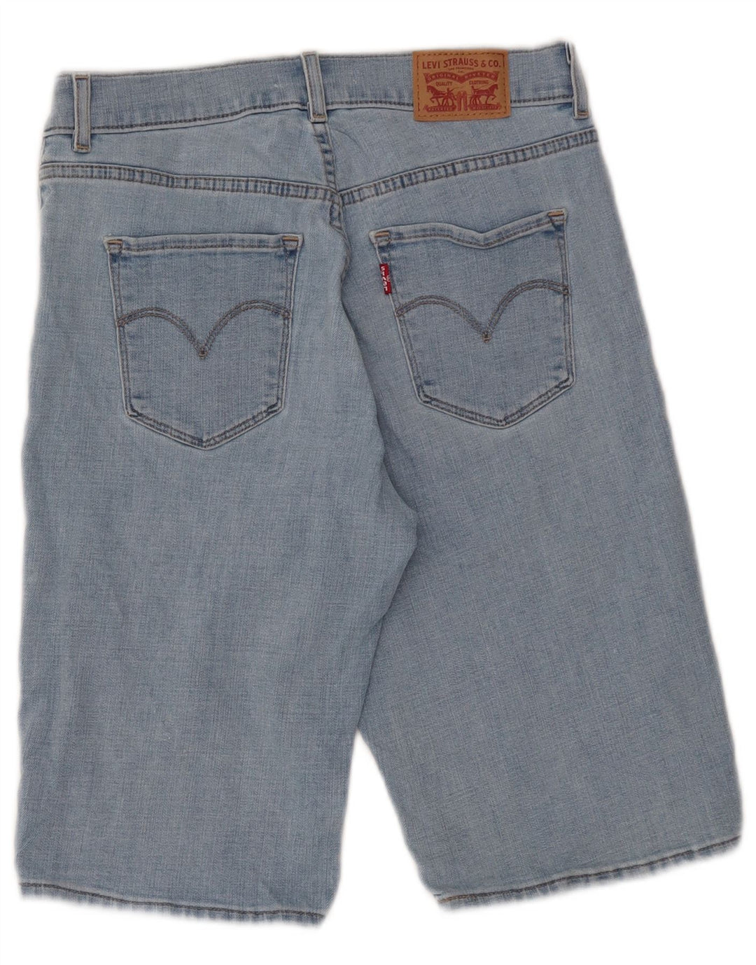 LEVI'S Bermudas Vaqueras Mujer W27 Small Blue Cotton