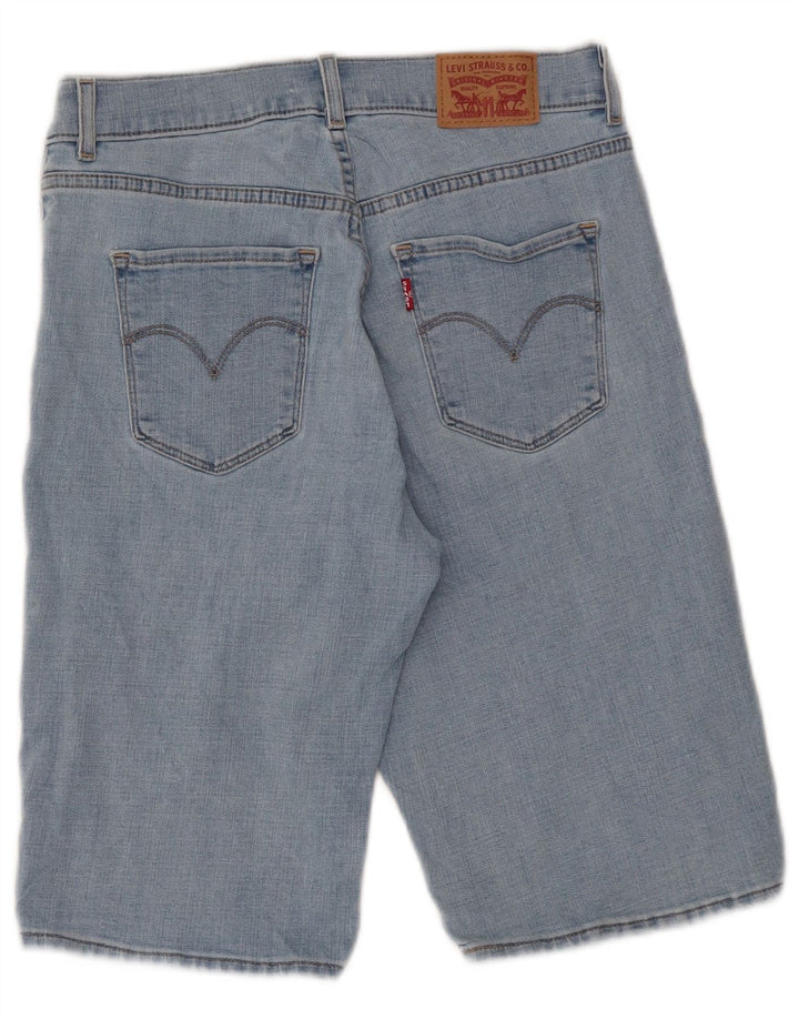 LEVI'S Bermudas Vaqueras Mujer W27 Small Blue Cotton