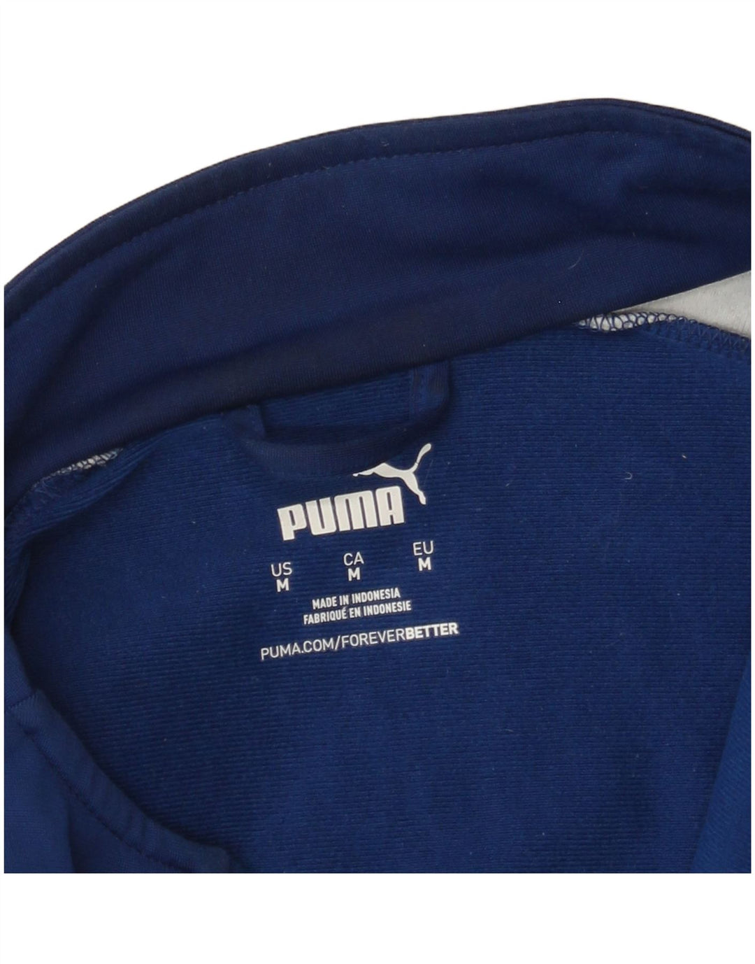 Puma Chaqueta De Chándal Superior Azul Medio Colorblock