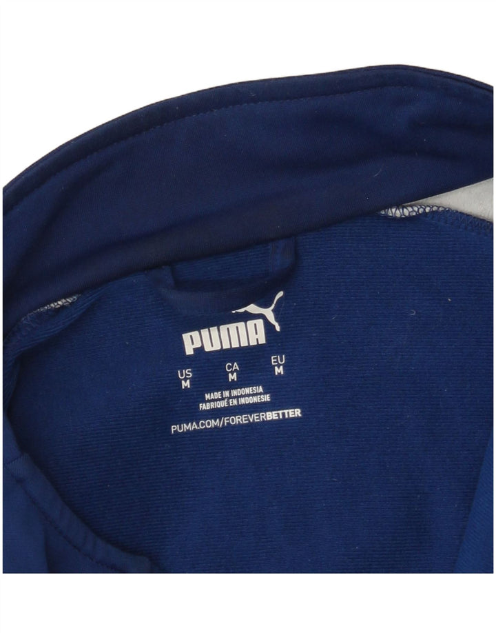 Puma Chaqueta De Chándal Superior Azul Medio Colorblock