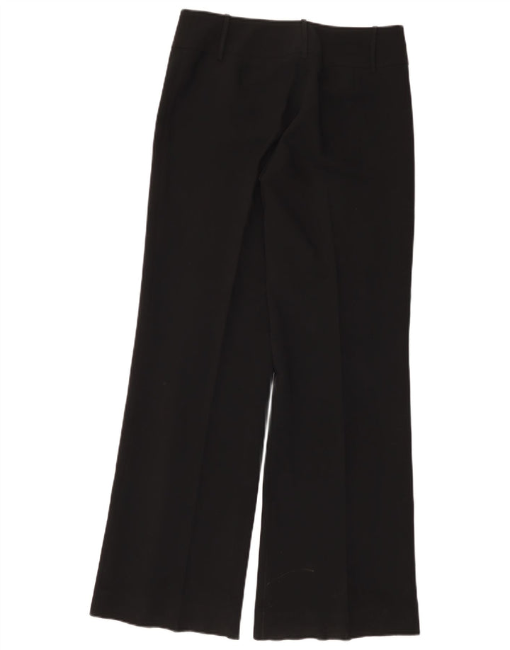 Max & Co. Pantalones de traje con corte de bota para mujer UK 8 Small W30 L31 Poliéster negro