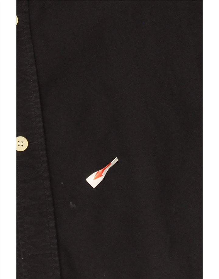Camisa Lyle & Scott para hombre grande de algodón negro