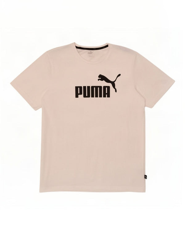 Puma Camiseta gráfica para hombre Top XL Blanco