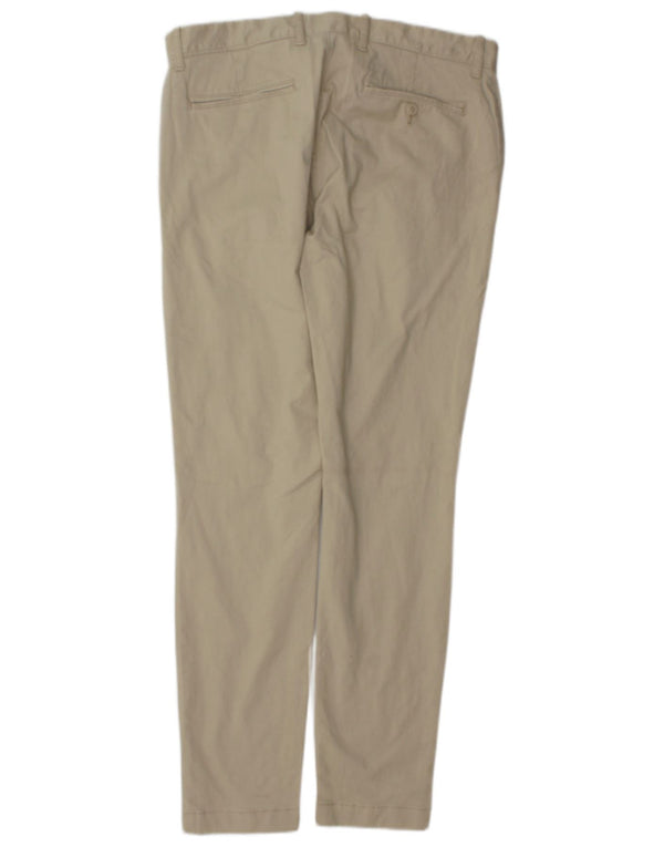 J. Crew Pantalones chinos ajustados para hombre W32 L32 Algodón beige