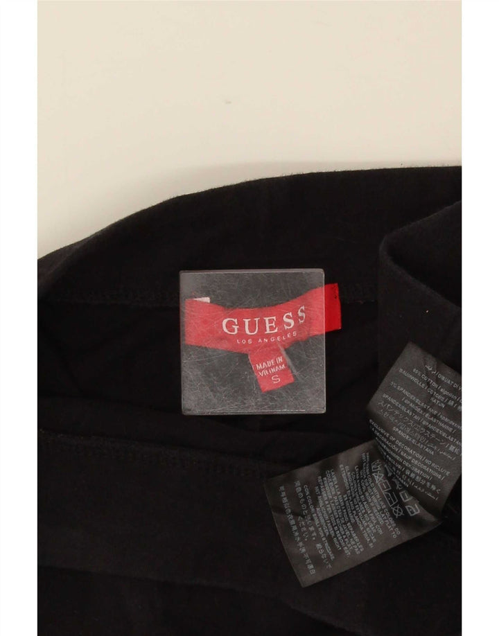 Guess Leggings para mujer Reino Unido 10 Small W Algodón negro