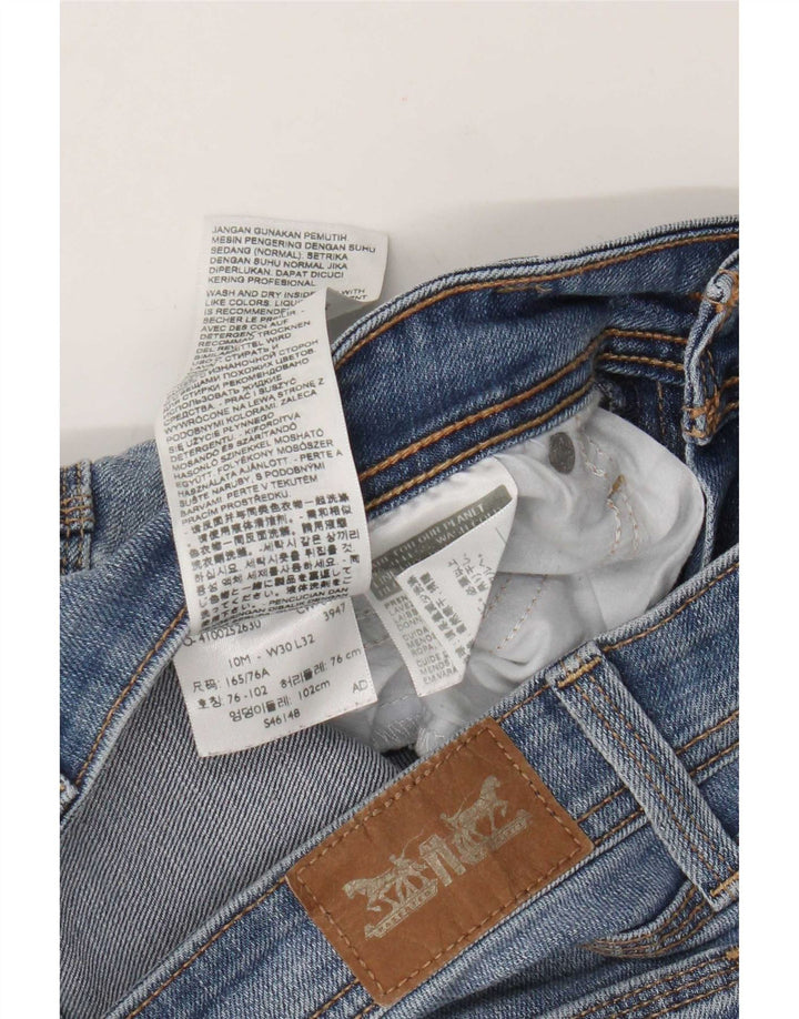 Levi's Vaqueros Bootcut Mujer W30 L27 Algodón Azul