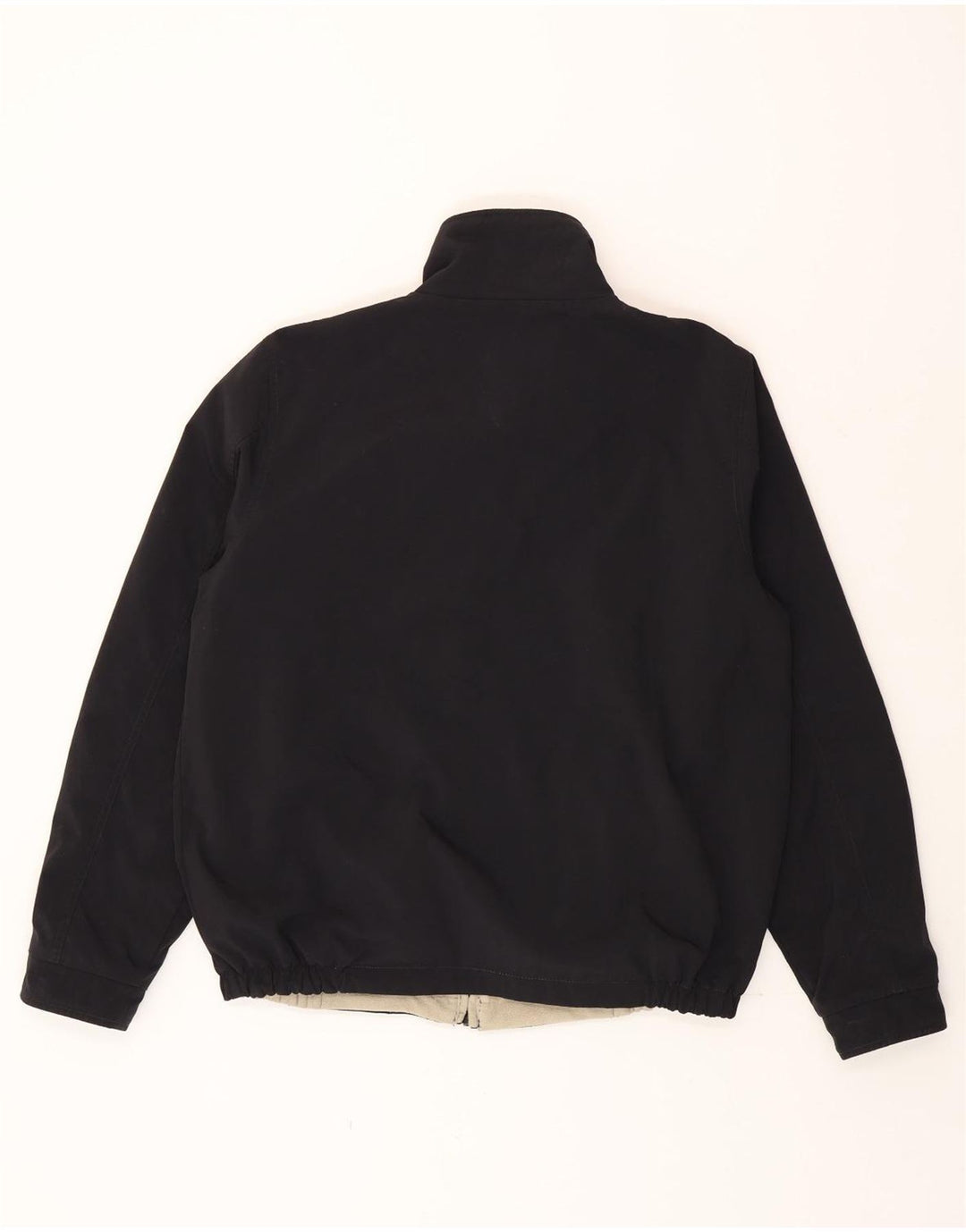 Kappa Chaqueta Bomber para Hombre UK 40 Large Nylon Negro