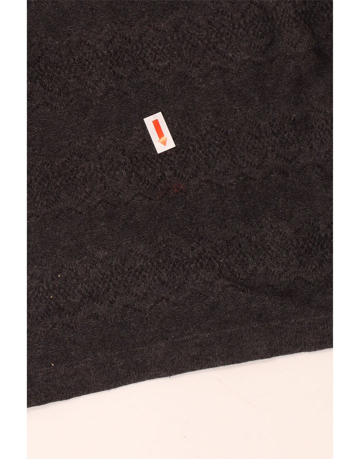 Minifalda de cintura alta para mujer de Fat Face UK 40 Large W30 Gris Algodón Clásico