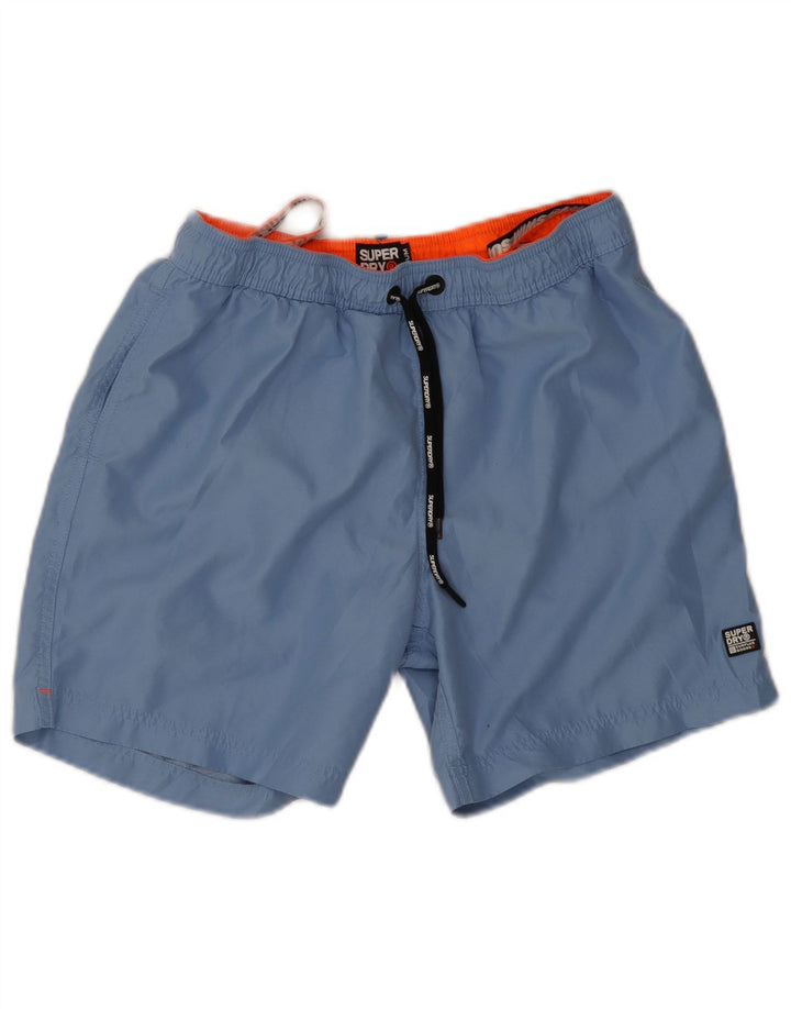 Superdry Bañador Shorts Hombre Poliéster Azul Medio