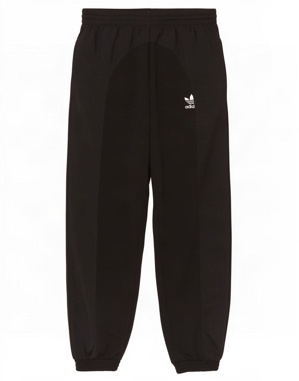 Adidas Mujer Chándal Pantalones Joggers UK 8 Pequeño Negro Poliéster