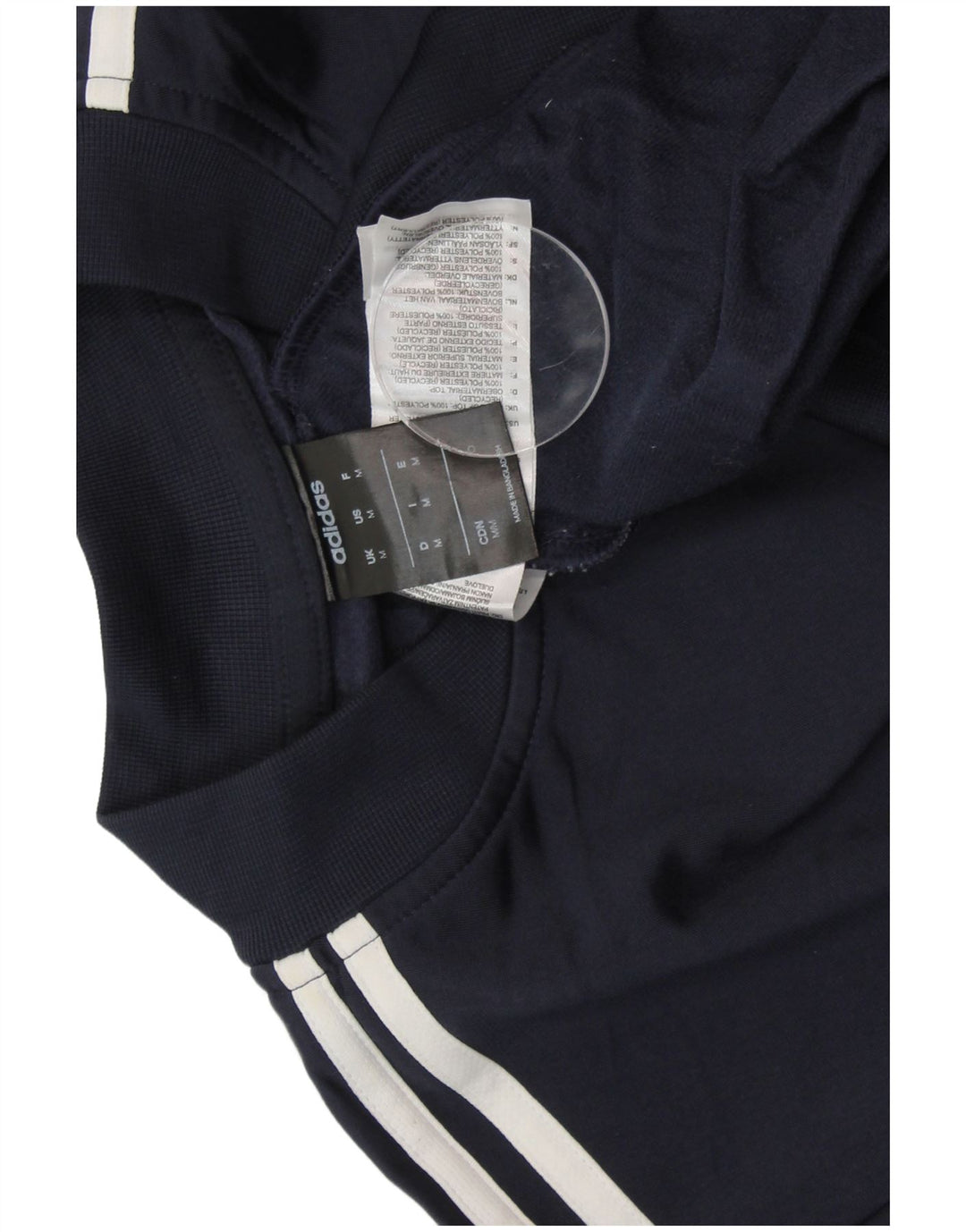 ADIDAS Chaqueta superior de chándal para hombre Poliéster azul marino mediano