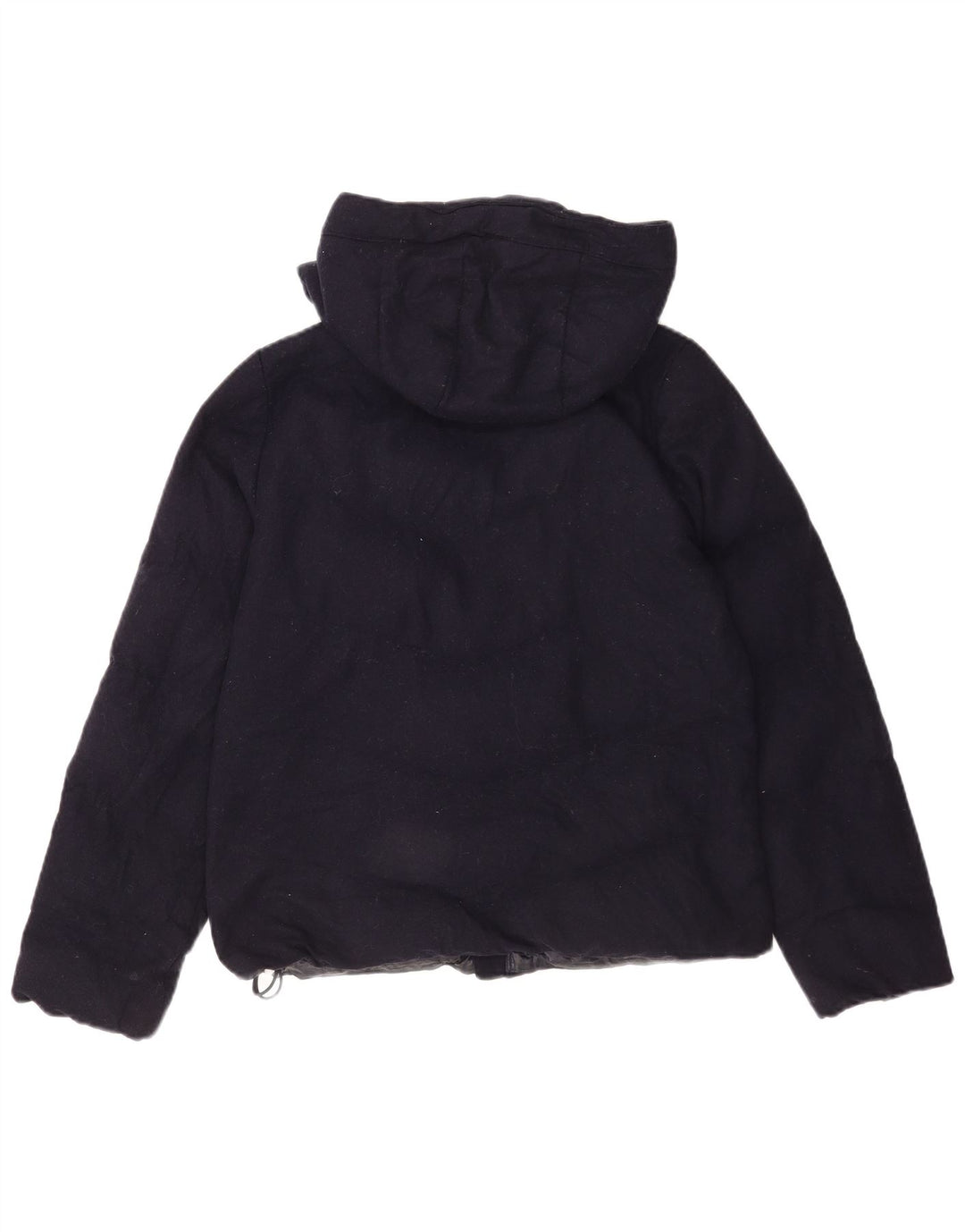 Chaqueta acolchada con capucha para mujer Gap UK 44 Lana azul marino mediana