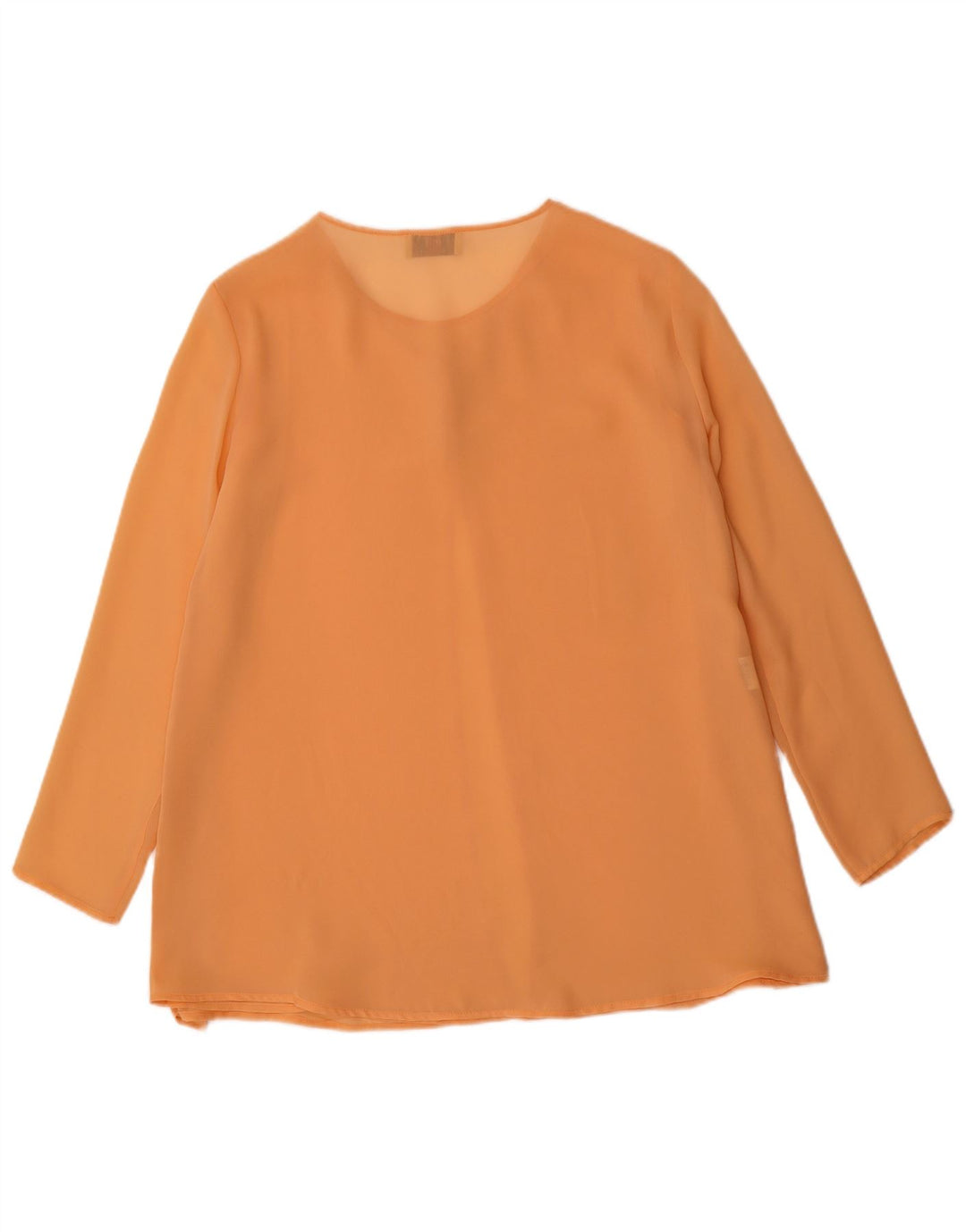 Oui Blusa para mujer UK 10 Small Naranja Poliéster