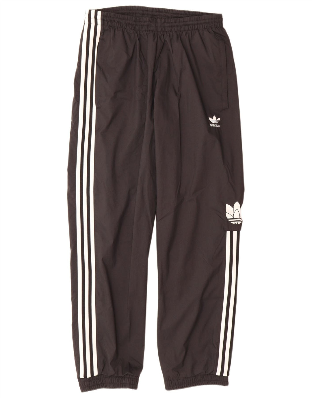 Adidas Hombre Pantalones De Chándal Gráfico Joggers Medium Negro Poliéster