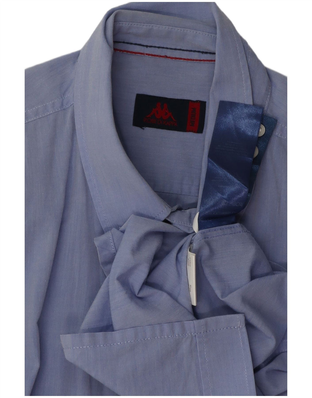 Camisa KAPPA Hombre Azul Medio Algodón
