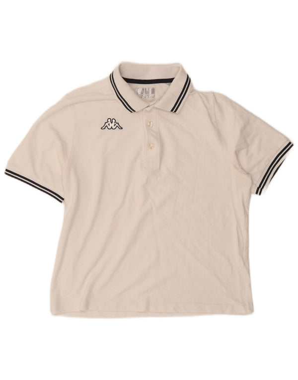 Polo Kappa Hombre Medium Blanco