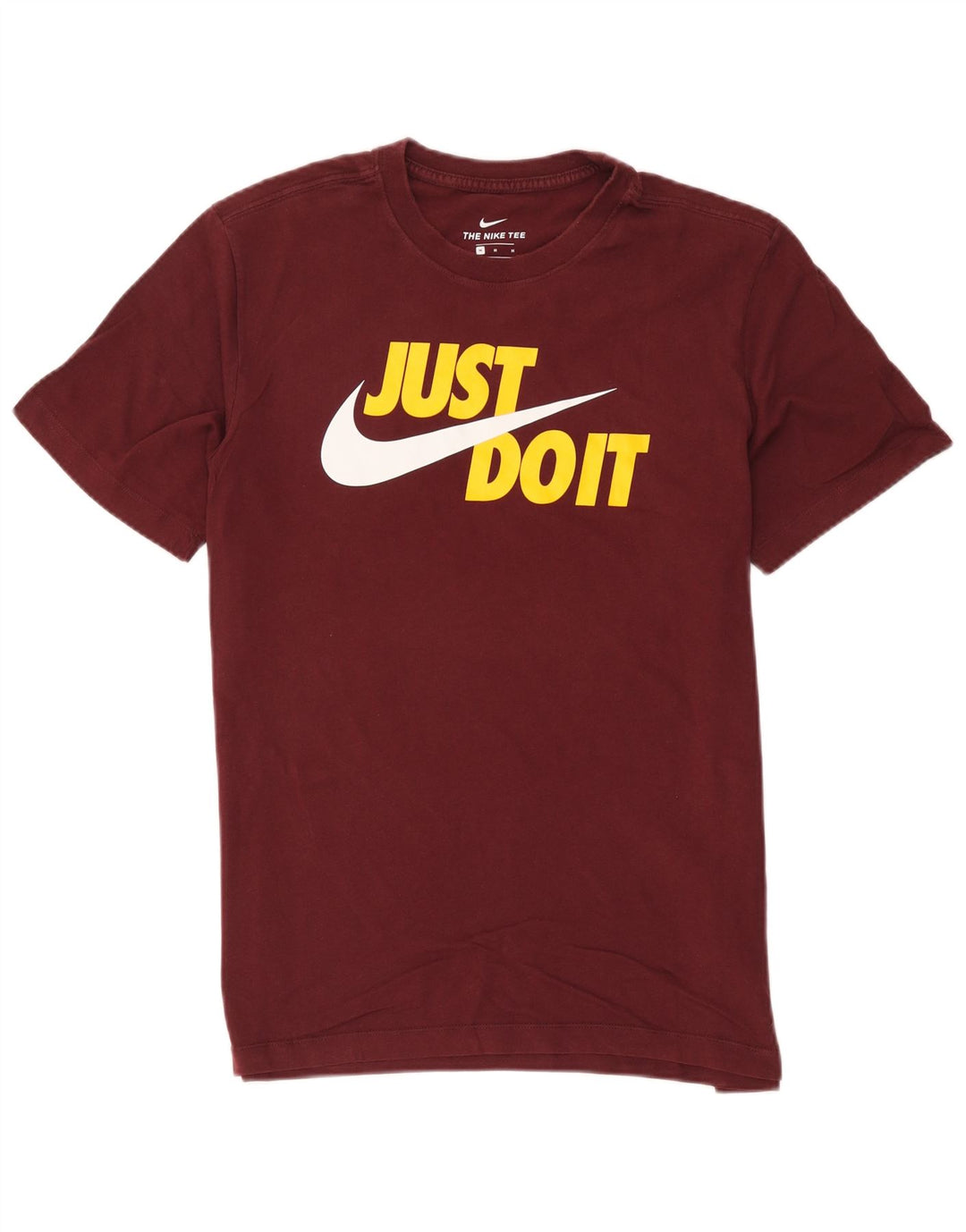 Nike - Camiseta gráfica para hombre, parte superior de algodón burdeos medio