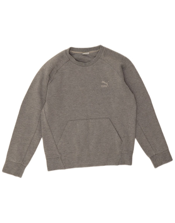 Sudadera Puma Hombre Jumper XS Gris Algodón