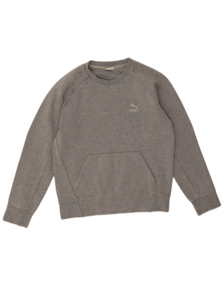 Sudadera Puma Hombre Jumper XS Gris Algodón