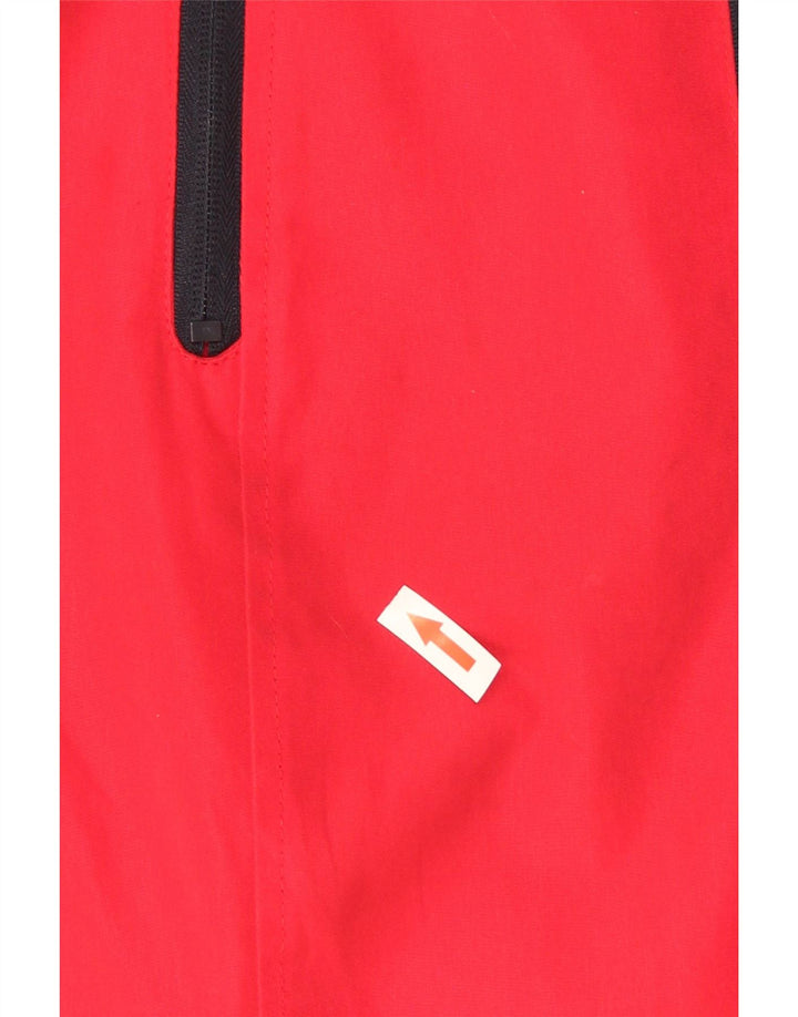 Nautica Chubasquero con capucha para hombre UK 12 Medio rojo Poliéster