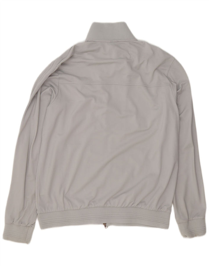 Asics Mens Chándal Top Chaqueta Grande Gris