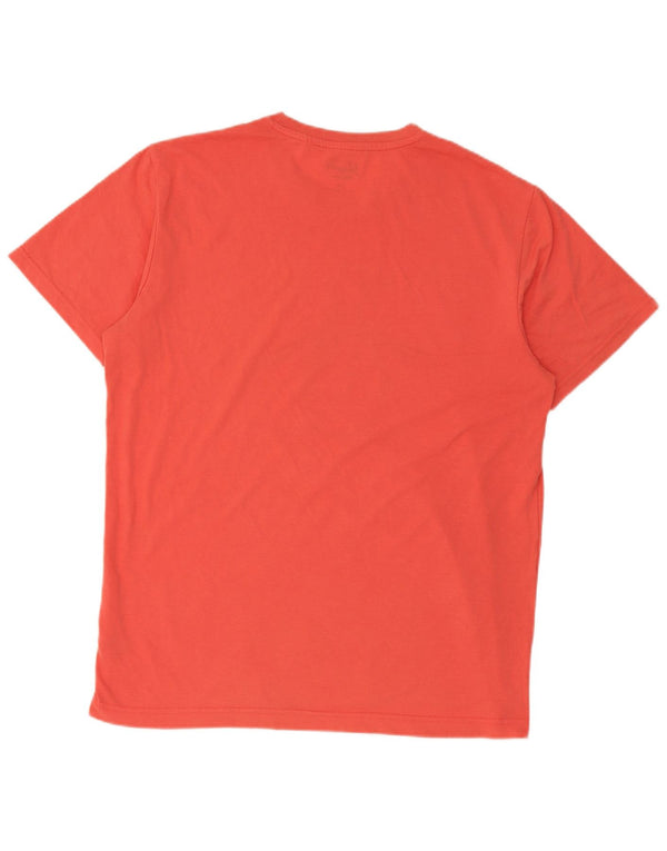 Penguin - Camiseta gráfica para hombre, talla grande, algodón naranja
