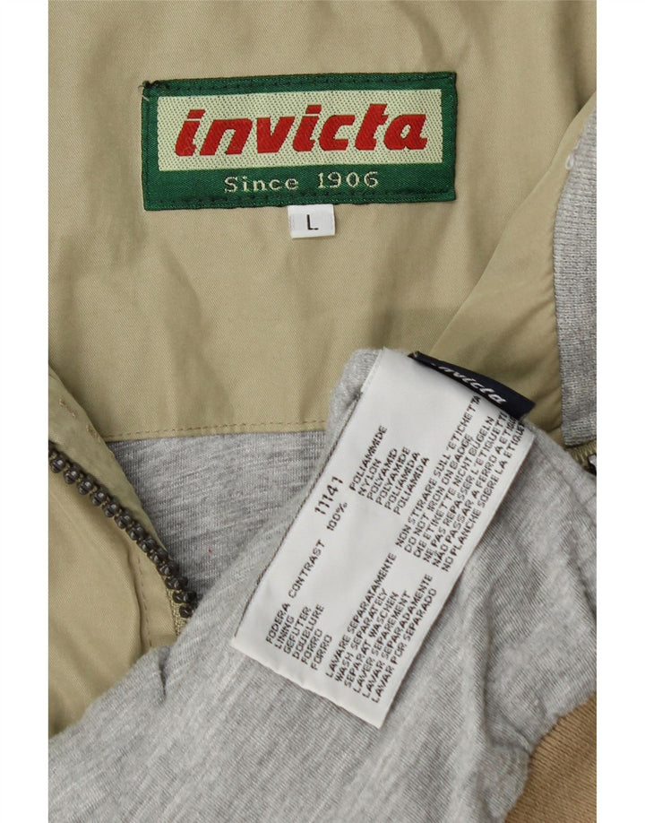 Chaqueta bomber para hombre Invicta UK 40 Large Caqui Poliamida