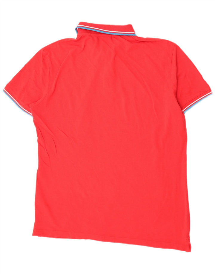 Diadora Polo Hombre 3XL Algodón Rojo