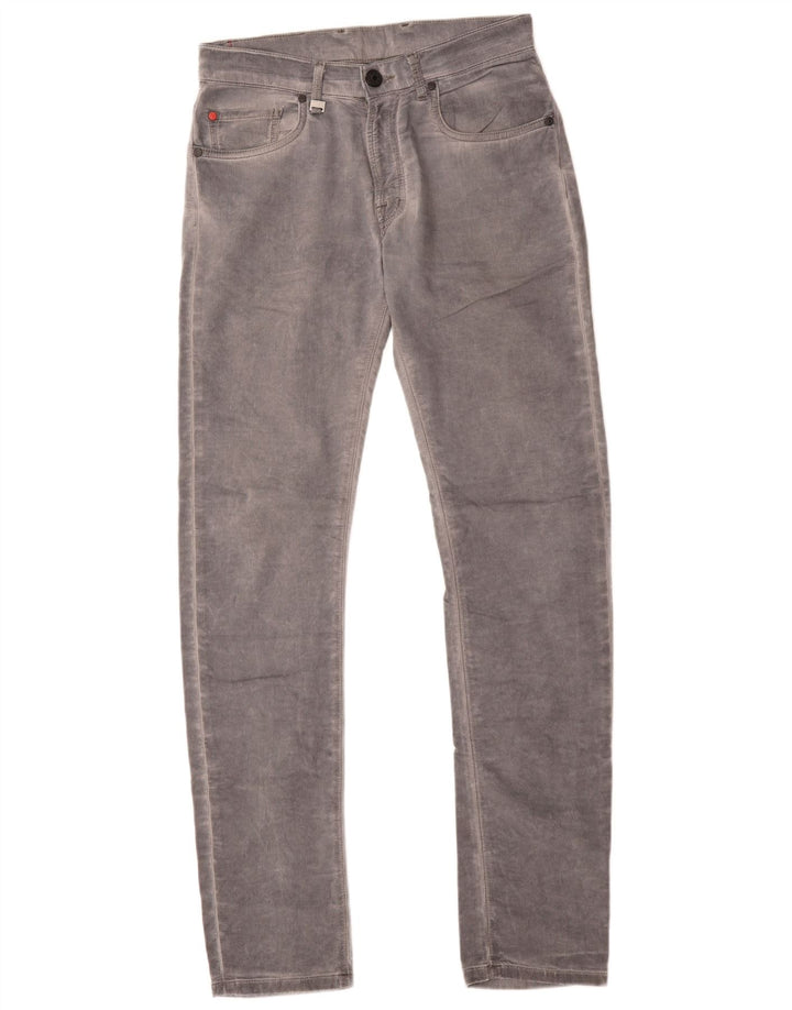 Vaqueros ajustados para hombre Carrera W31 L34 Algodón gris