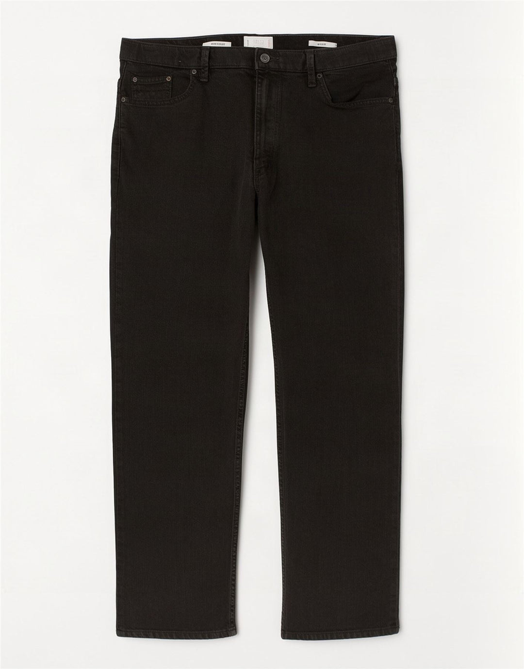 Marks & Spencer Vaqueros rectos de corte regular para hombre W38 L31 Algodón negro