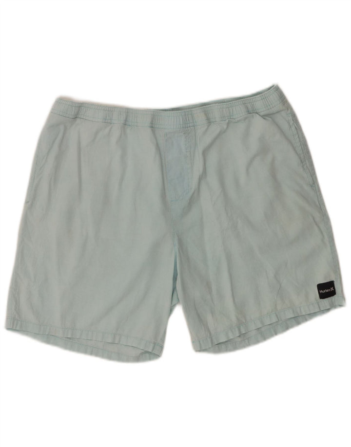 Hurley Pantalones cortos chinos para hombre grande W36 algodón azul