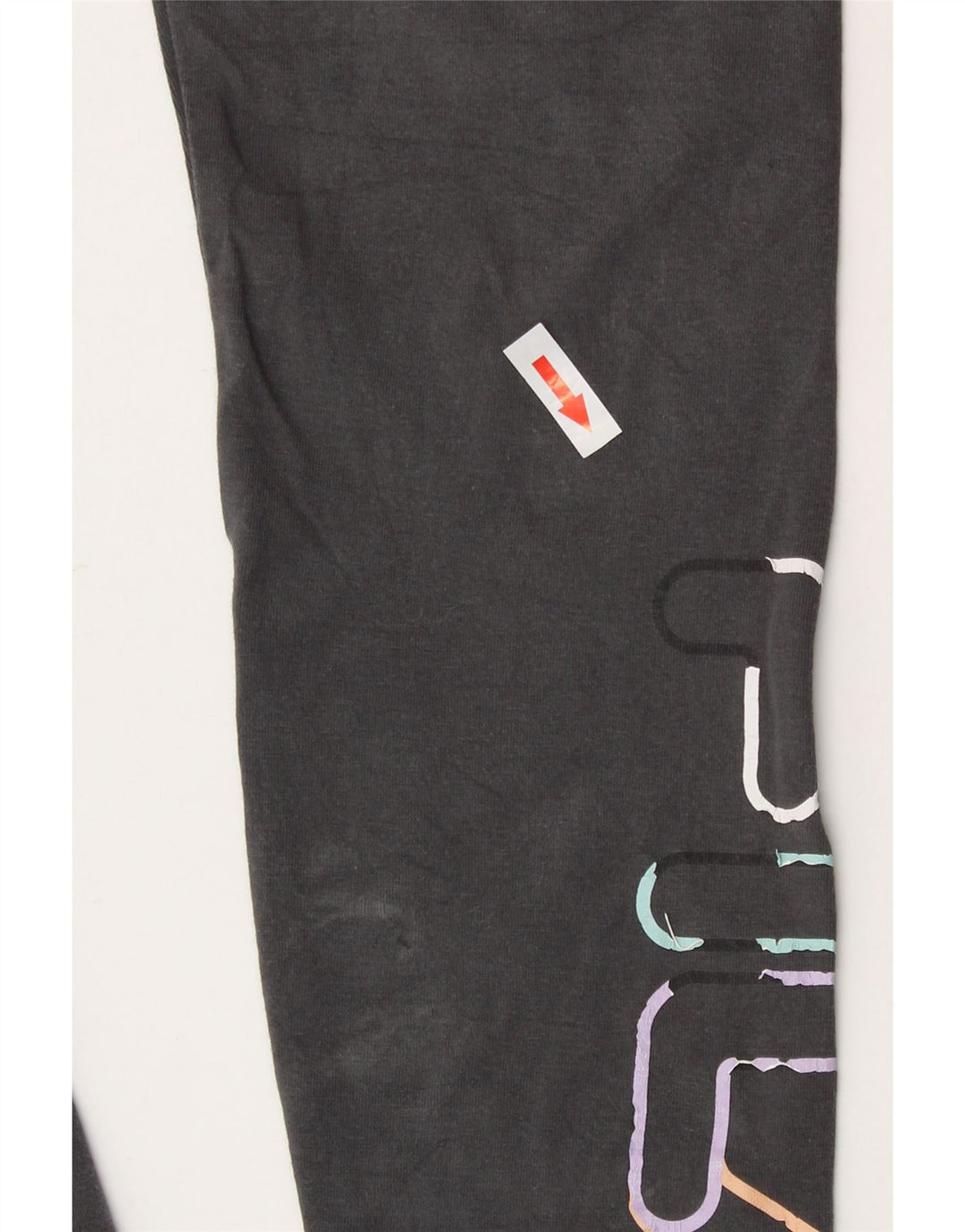 Fila Leggings gráficos para mujer Reino Unido 10 Pequeño algodón gris