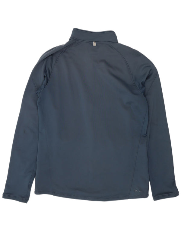 Nike - Chaqueta de chándal para hombre, color azul medio, poliéster
