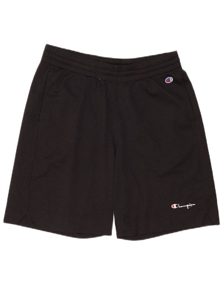 Champion Pantalones cortos deportivos para hombre mediano negro
