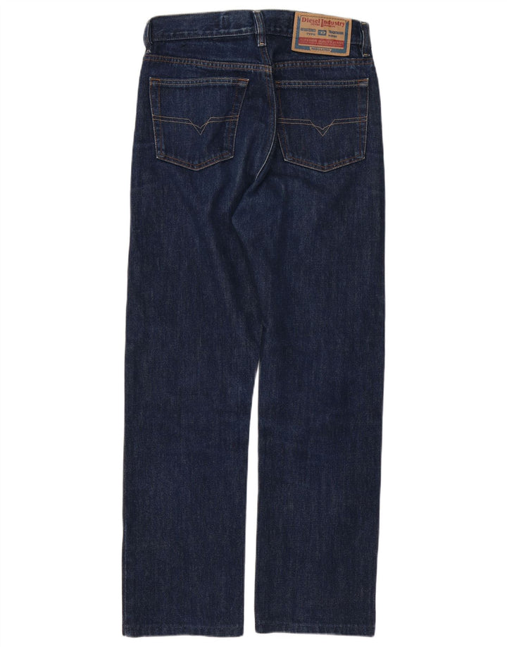 Diesel Vaqueros Rectos Para Hombre W28 L28 Algodón Azul Marino