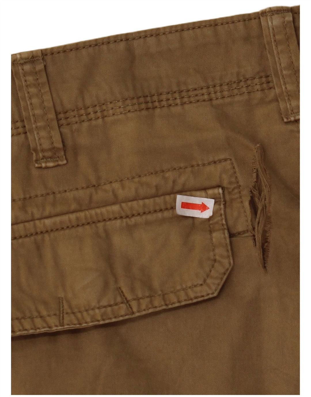 NAPAPIJRI Shorts cargo gráficos para hombre W34 Large Khaki Cotton