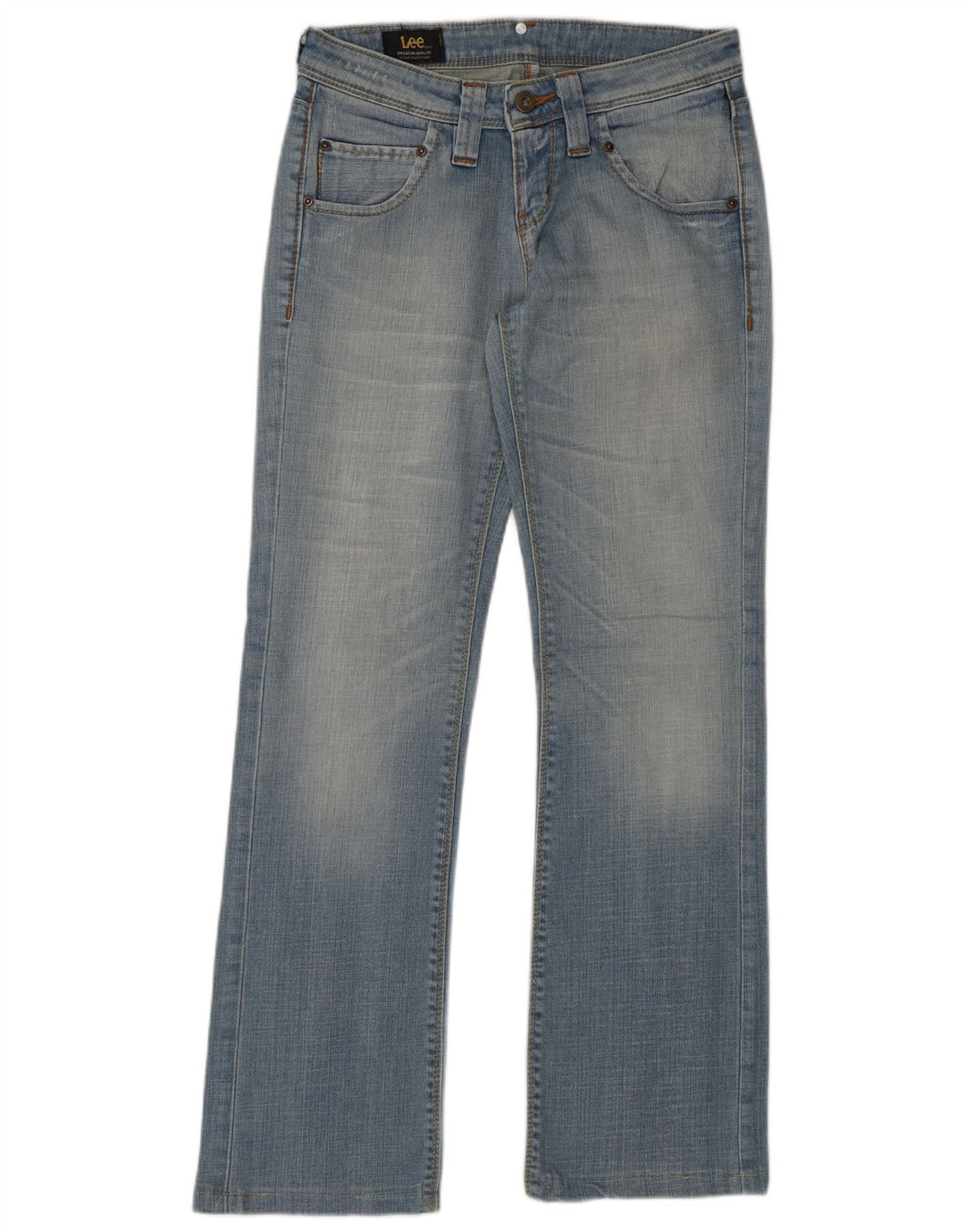 Vaqueros rectos Jinx para mujer LEE W27 L30 Algodón azul