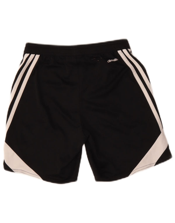 Adidas - Pantalones cortos deportivos Climalite para niños, 9-10 años, tamaño mediano, color negro