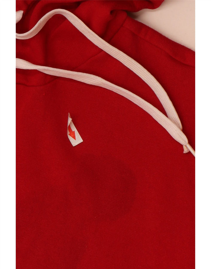 Adidas Hombre Sudadera Con Capucha Jumper Medium Rojo Algodón