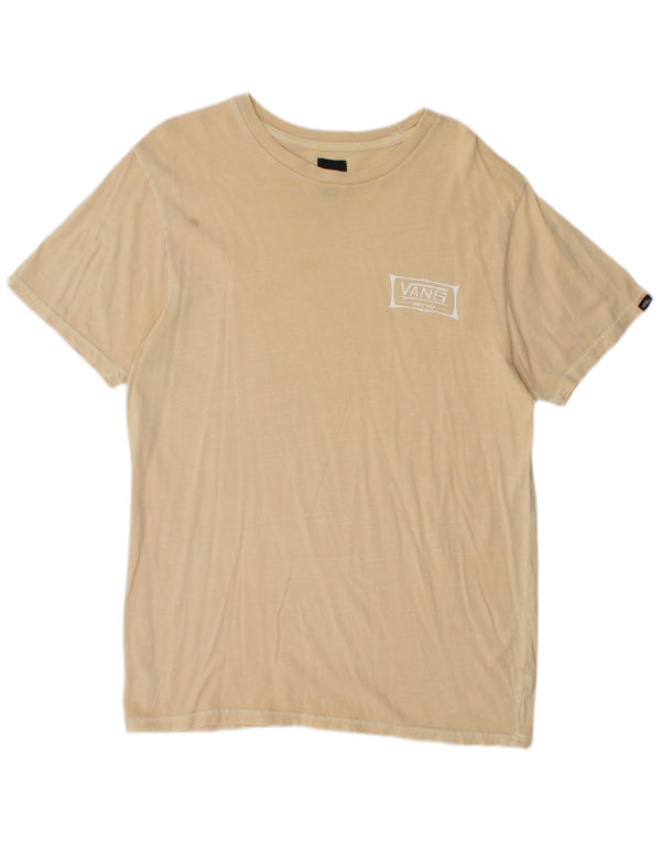Vans Hombre Camiseta Gráfica Top Medium Beige