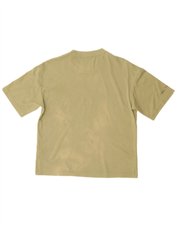 ADIDAS Camiseta holgada para hombre Top Small Green Cotton